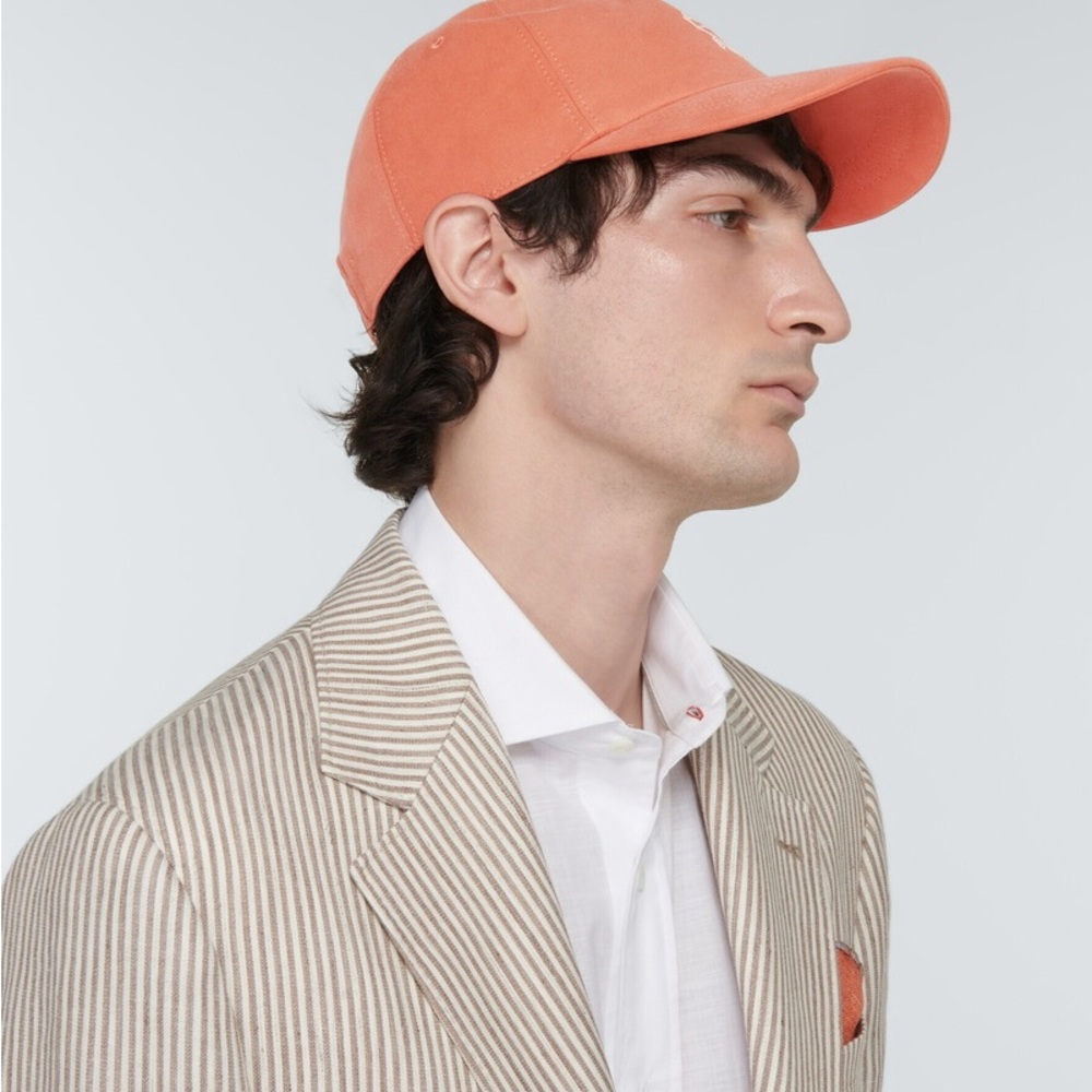Brunello Cucinelli - Embroidered cotton baseball cap - Picture 4 of 8
